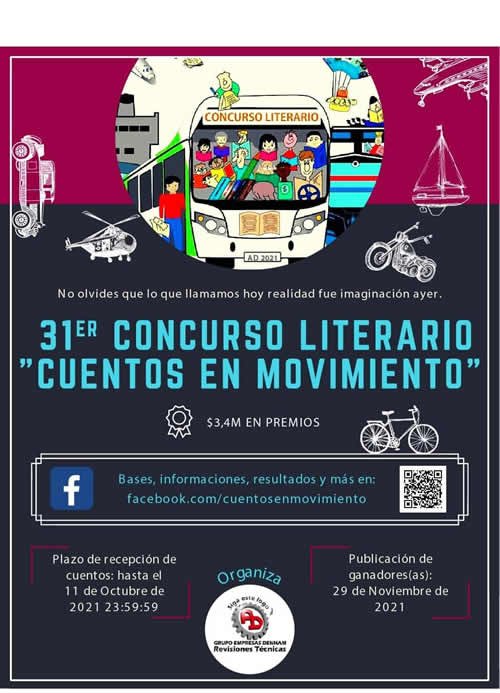 Concurso literario Cuentos en Movimiento