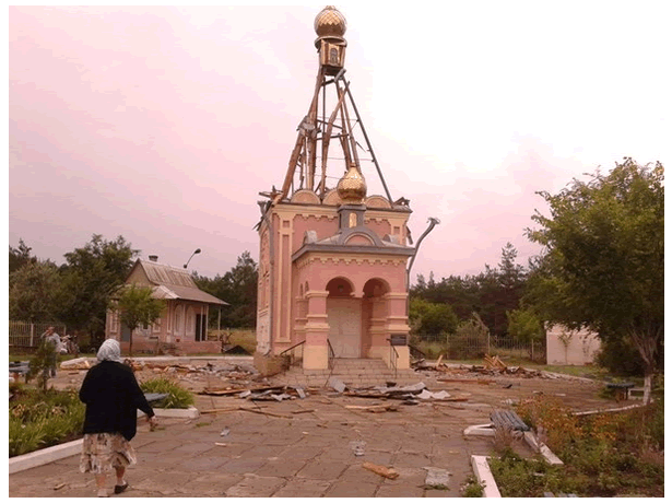 Campanario destruido - Krasnodon
